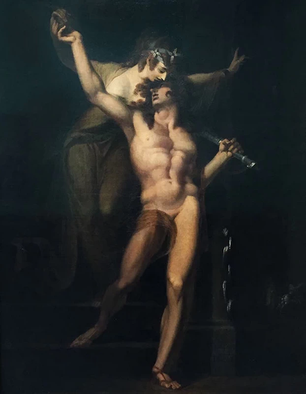  173-Johann Heinrich Füssli-Teseo e Arianna 